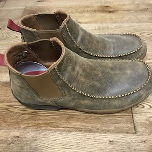 Mens size 12, Twisted Boots,